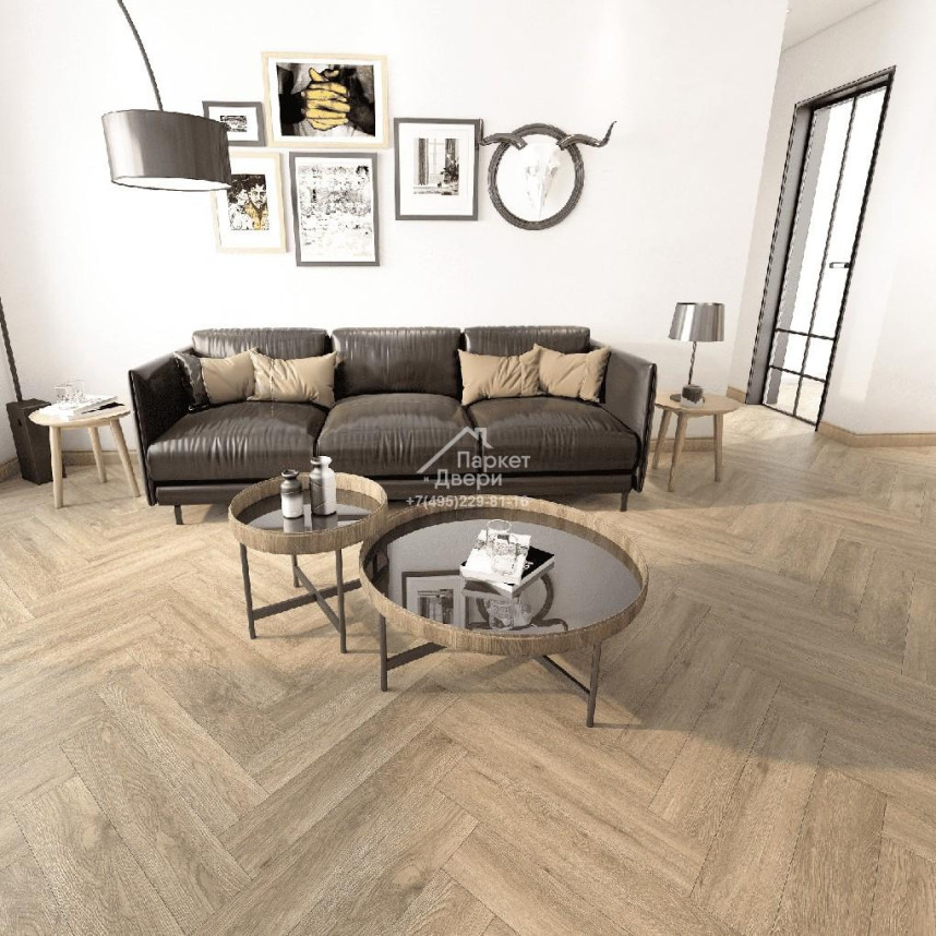 Виниловый пол LVT Icon Floor Purple Дуб Бове / Oak Bouvet PLVT-207 610х122х2,2мм-1