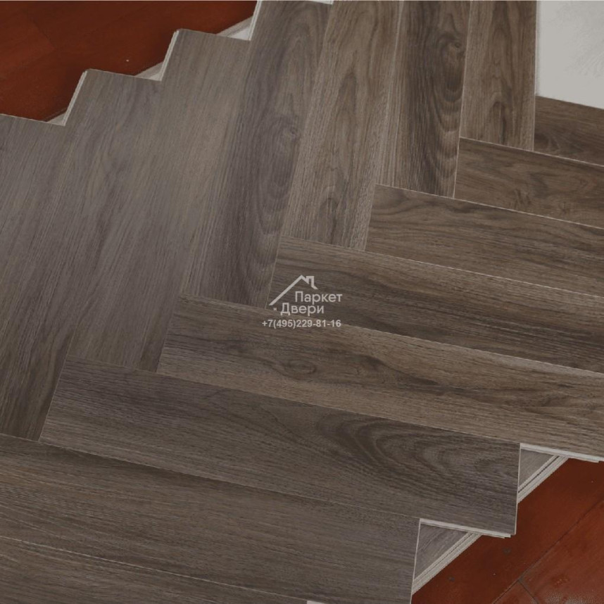 Виниловый пол LVT Icon Floor Purple Дуб Корбюзье / Oak Corbusier PLVT-202 610х122х2,2мм-2
