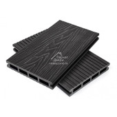 Террасная доска Дерево-Пласт 3D Графит 6000х147х23мм