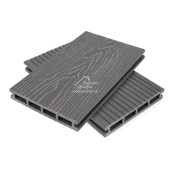 Террасная доска Дерево-Пласт 3D Серый 6000х147х23мм