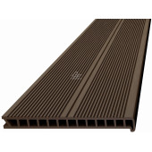 Террасная ступень Дерево-Пласт пустотелая Венге 3000-4000х320х24мм