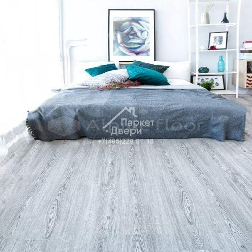 Виниловый пол Alpine Floor CLASSIC SPC ламинат Ясень ЕСО 134-6-2