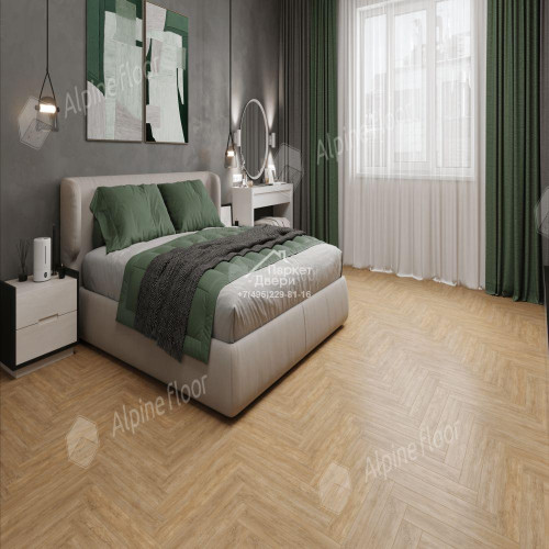 Ламинат Alpine Floor Herringbone 8 Pro Дуб Фландрия LF102-3  