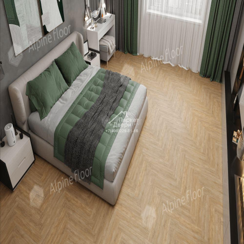 Ламинат Alpine Floor Herringbone 8 Pro Дуб Фландрия LF102-3  
