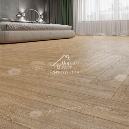 Ламинат Alpine Floor Herringbone 8 Pro Дуб Фландрия LF102-3  