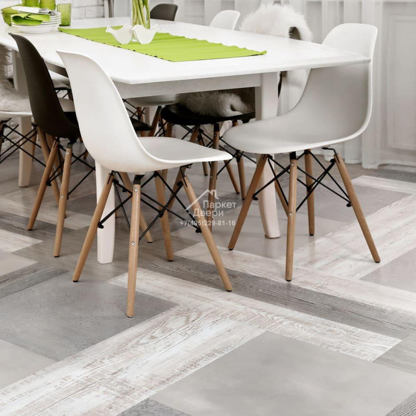 Покрытие ПВХ Tarkett модульное ArtVinyl BLUES PORTLAND плитка 457х457 (2,09 м2)