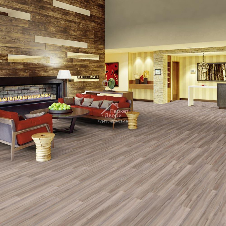 Покрытие ПВХ Tarkett модульное ArtVinyl LOUNGE ACOUSTIC планка 152х914 (2,09 м)-1