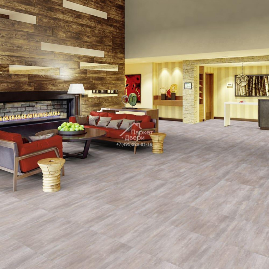 Покрытие ПВХ Tarkett модульное ArtVinyl LOUNGE DELMAR плитка 457х457 (2,09 м)