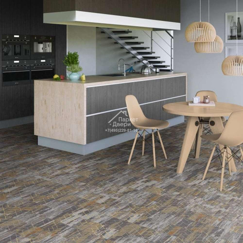 Покрытие ПВХ Tarkett модульное ArtVinyl LOUNGE DAVID DJ планка 152х914 (2,09 м)