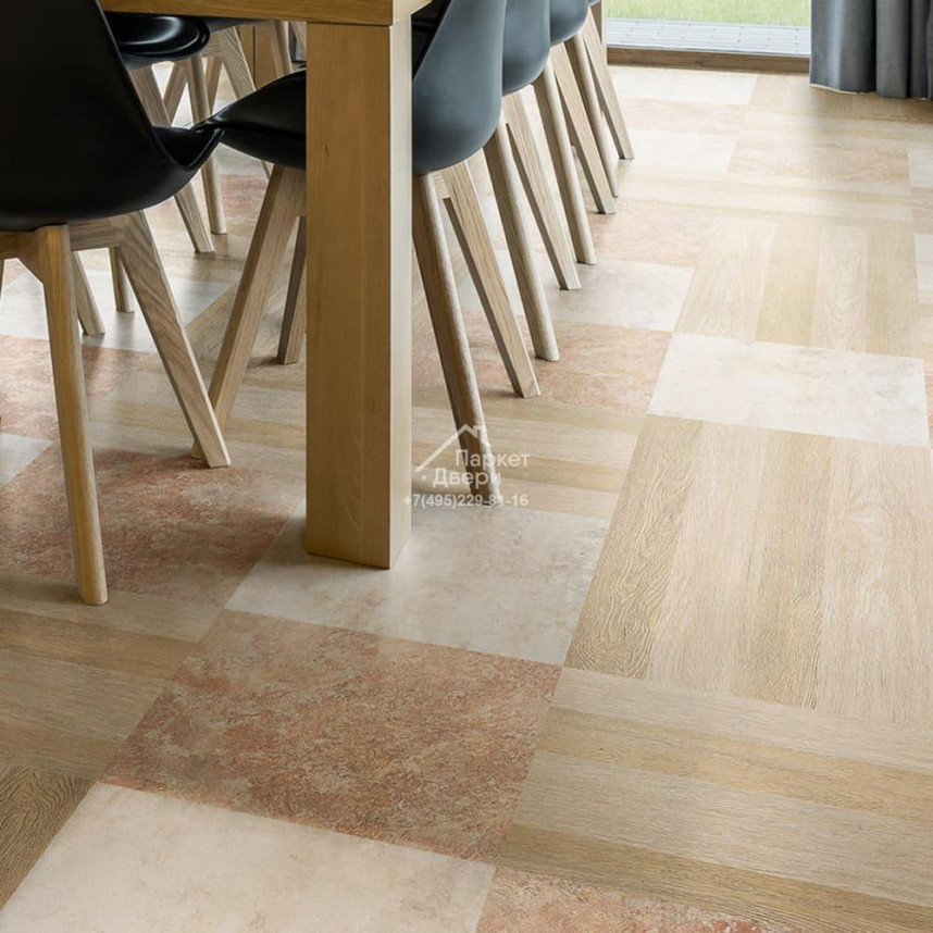 Покрытие ПВХ Tarkett модульное ArtVinyl LOUNGE SIMPLE планка 152х914 (2,09 м)-1