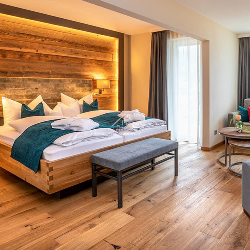 Паркетная доска KAHRS Дуб Straw 1-но пол НМ 5G (2,17 м2)-1