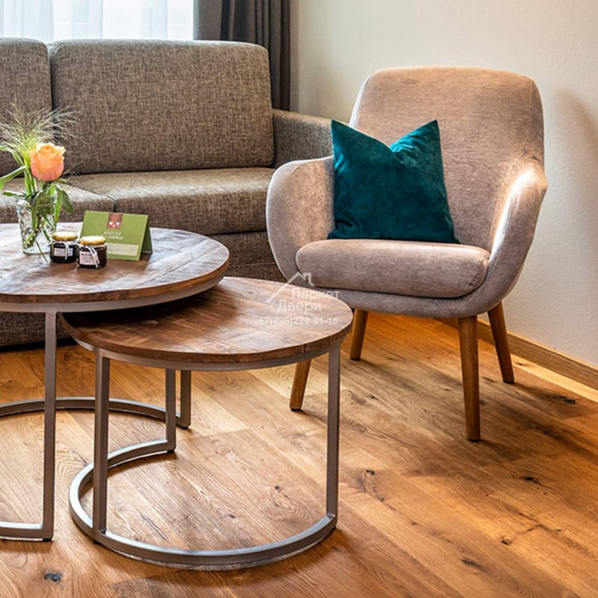 Паркетная доска KAHRS Дуб Straw 1-но пол НМ 5G (2,17 м2)-2