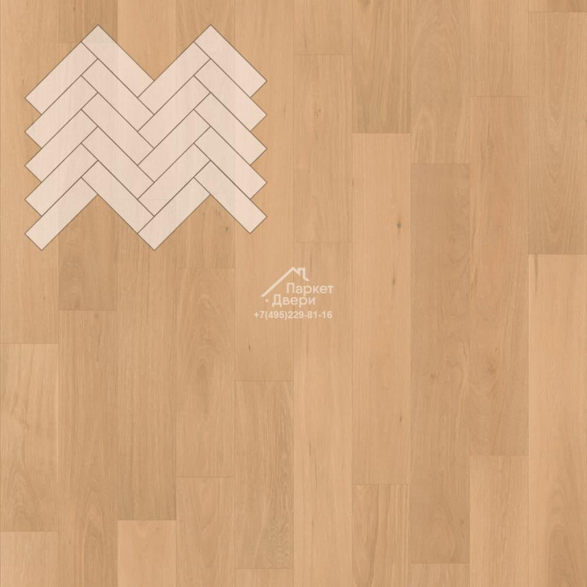 Паркет Елка Английская Lab Arte Angle Дуб Натур Бург лак 500х150х14/3