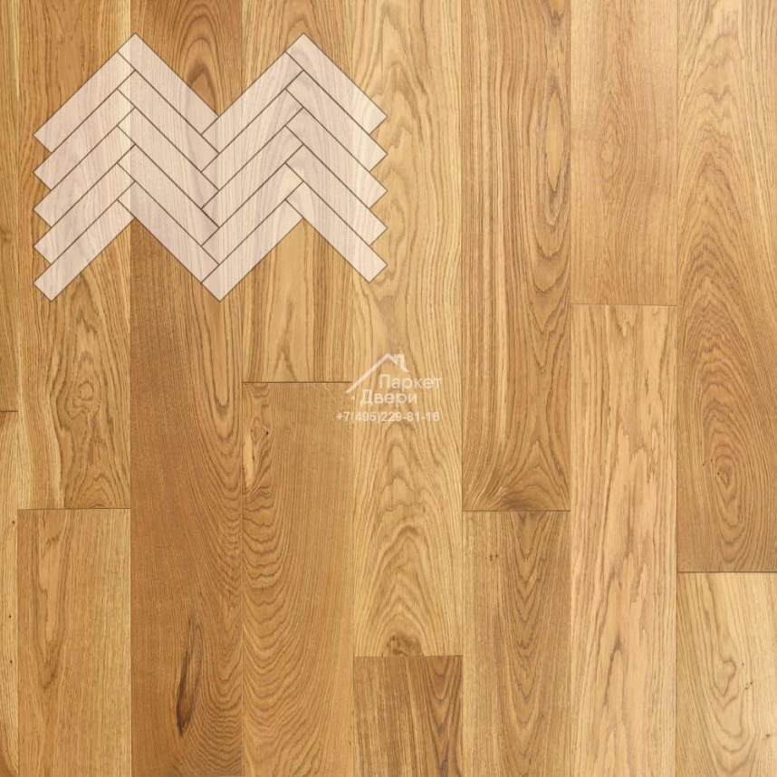 Паркет Елка Английская Lab Arte Angle Дуб Рустик 1015 лак 500х110х14/3-2