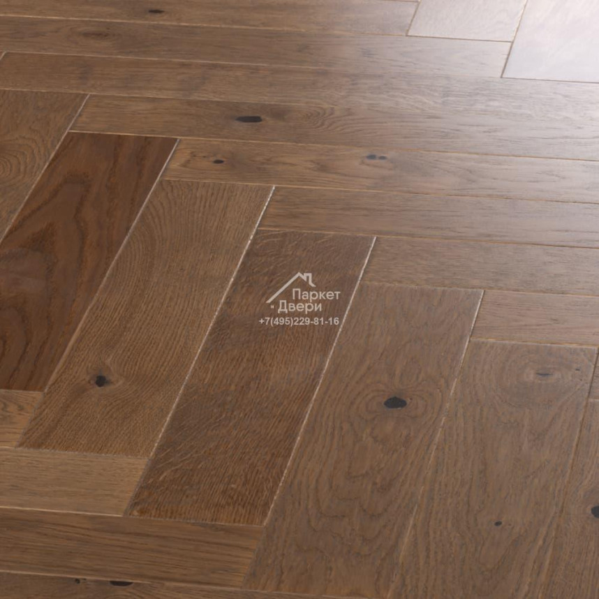 Паркет Елка Английская Lab Arte Angle Дуб Рустик Кайт лак 500х90х14/3-1