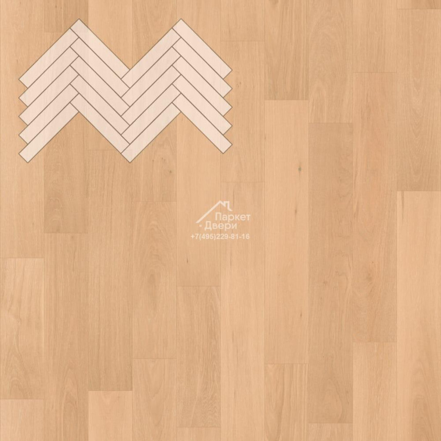 Паркет Елка Английская Lab Arte Angle Дуб Селект Шёлк лак 500х90х14/3