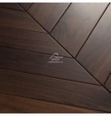 Паркет Елка Французская Lab Arte Chevron 487/397х90х14 /45° Орех Американский Селект лак