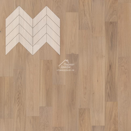 Паркет Елка Французская Lab Arte Chevron Дуб Натур 2006 лак 600/450х150х14/3/45°