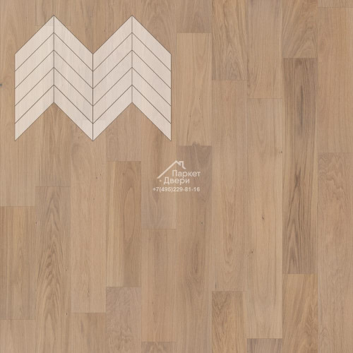 Паркет Елка Французская Lab Arte Chevron Дуб Натур 2006 лак 600/490х110х14/3/45°