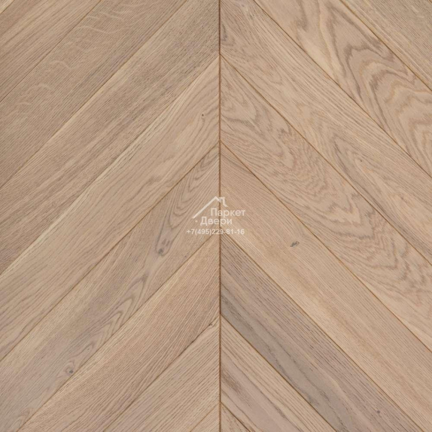 Паркет Елка Французская Lab Arte Chevron Дуб Натур 2006 лак 700/610х90х15/3/ 45°-1