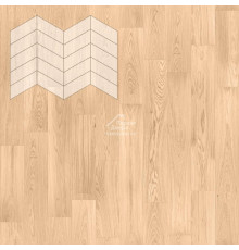Паркет Елка Французская Lab Arte Chevron Дуб Натур Блонд лак 400/328х125х14/3/60°