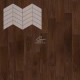 Паркет Елка Французская Lab Arte Chevron Дуб Натур Бронза лак 400/337х110х14/3/60°