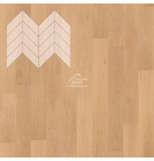 Паркет Елка Французская Lab Arte Chevron Дуб Натур Бург лак 600/450х150х14/3/45°