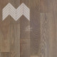 Паркет Елка Французская Lab Arte Chevron Дуб Натур Гамлет лак 600/510х90х14/3/45°