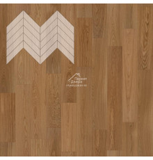 Паркет Елка Французская Lab Arte Chevron Дуб Натур Гридж лак 600/490х110х14/3/45°
