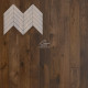 Паркет Елка Французская Lab Arte Chevron Дуб Натур Коньяк лак 600/490х110х14/3/45°