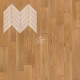 Паркет Елка Французская Lab Arte Chevron Дуб Натур лак 600/475х125х14/3/45°