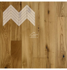 Паркет Елка Французская Lab Arte Chevron Дуб Натур лак без браша 600/510х90х14/3/45°