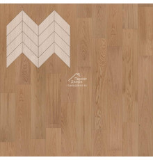 Паркет Елка Французская Lab Arte Chevron Дуб Натур Ларс лак 600/450х150х14/3/45°