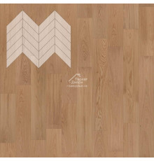 Паркет Елка Французская Lab Arte Chevron Дуб Натур Ларс лак 600/475х125х14/3/45°