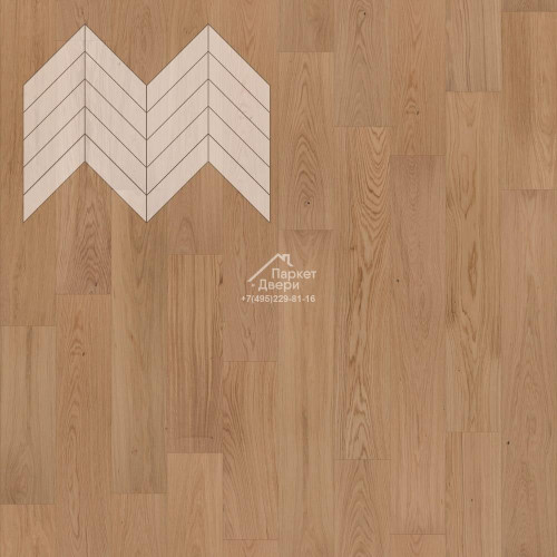 Паркет Елка Французская Lab Arte Chevron Дуб Натур Ларс лак 600/490х110х14/3/45°