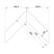 Паркет Елка Французская Lab Arte Chevron Дуб Натур Лаэрт лак 600/475х125х14/3/45°
