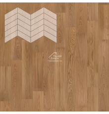 Паркет Елка Французская Lab Arte Chevron Дуб Натур Прозрачное масло 400/337х110х14/3/60°