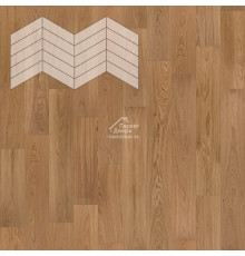 Паркет Елка Французская Lab Arte Chevron Дуб Натур Прозрачное масло 400/348х90х14/3/60°