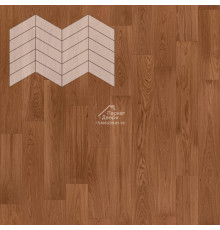 Паркет Елка Французская Lab Arte Chevron Дуб Натур Хани лак 400/337х110х14/3/60°