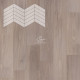 Паркет Елка Французская Lab Arte Chevron Дуб Натур Чегет белый лак 400/348х90х14/3/60°