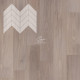 Паркет Елка Французская Lab Arte Chevron Дуб Натур Чегет белый лак 600/450х150х14/3/45°