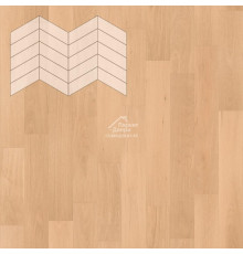 Паркет Елка Французская Lab Arte Chevron Дуб Натур Шёлк лак 400/337х110х14/3/60°