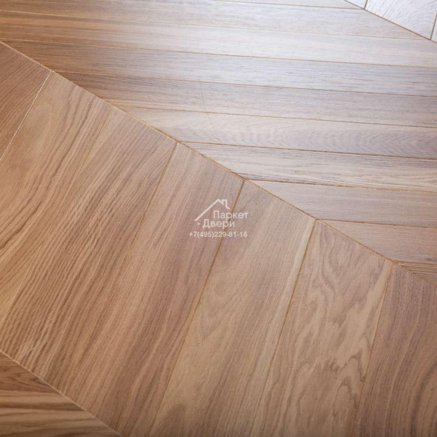 Паркет Елка Французская Lab Arte Chevron Дуб Рустик 1015 лак 400/337х110х14/3/60°-1