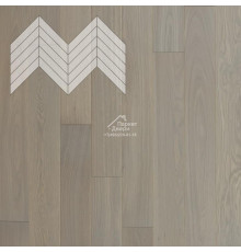 Паркет Елка Французская Lab Arte Chevron Дуб Рустик Concrete лак 600/510х90х14/3/45°