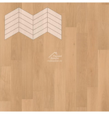 Паркет Елка Французская Lab Arte Chevron Дуб Рустик Бург лак 400/348х90х14/3/60°