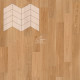 Паркет Елка Французская Lab Arte Chevron Дуб Рустик Вельвет лак 400/313х150х14/3/60°