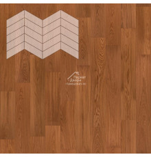 Паркет Елка Французская Lab Arte Chevron Дуб Рустик Верк лак 400/337х110х14/3/60°