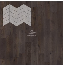 Паркет Елка Французская Lab Arte Chevron Дуб Рустик Грот лак 400/328х125х14/3/60°