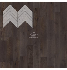 Паркет Елка Французская Lab Arte Chevron Дуб Рустик Грот лак 600/490х110х14/3/45°