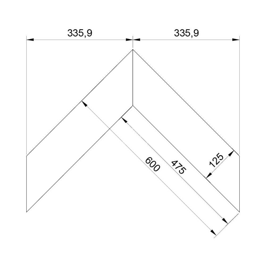 Паркет Елка Французская Lab Arte Chevron Дуб Рустик Кайт лак 600/475х125х14/3/45°-1
